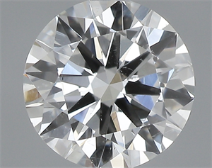 Picture of 0.50 Carats, Round with Very Good Cut, H Color, SI2 Clarity and Certified by GIA