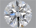 1.50 Carats, Round with Excellent Cut, D Color, VS1 Clarity and Certified by GIA