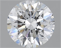 1.50 Carats, Round with Excellent Cut, D Color, VS1 Clarity and Certified by GIA