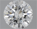 2.01 Carats, Round with Excellent Cut, H Color, SI1 Clarity and Certified by GIA