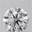 0.40 Carats, Round with Very Good Cut, D Color, SI1 Clarity and Certified by GIA