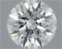 0.40 Carats, Round with Excellent Cut, G Color, VS2 Clarity and Certified by GIA