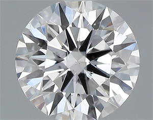 Picture of 0.40 Carats, Round with Excellent Cut, F Color, SI1 Clarity and Certified by GIA