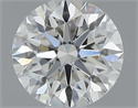 0.50 Carats, Round with Very Good Cut, I Color, SI1 Clarity and Certified by GIA