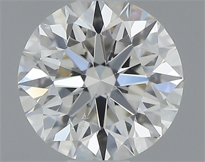 Picture of 0.50 Carats, Round with Very Good Cut, I Color, SI1 Clarity and Certified by GIA