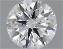 0.42 Carats, Round with Excellent Cut, E Color, SI1 Clarity and Certified by GIA