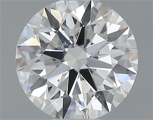 Picture of 0.42 Carats, Round with Excellent Cut, E Color, SI1 Clarity and Certified by GIA