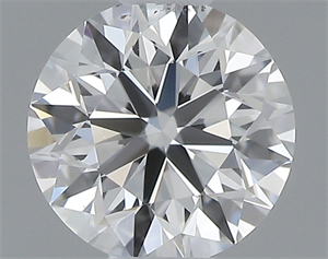 Picture of 0.40 Carats, Round with Excellent Cut, D Color, SI1 Clarity and Certified by GIA