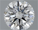 0.40 Carats, Round with Excellent Cut, E Color, SI1 Clarity and Certified by GIA