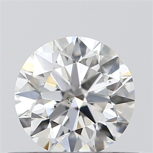 Picture of 0.43 Carats, Round with Excellent Cut, F Color, SI1 Clarity and Certified by GIA