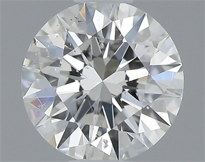 Picture of 0.46 Carats, Round with Excellent Cut, H Color, SI2 Clarity and Certified by GIA